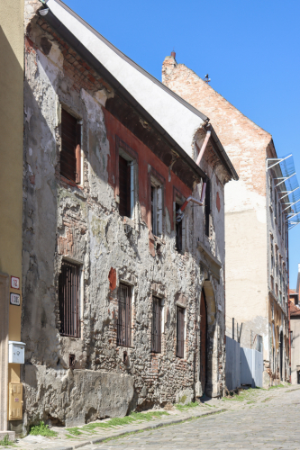 Eszterházyho palác. 17. storočie. Kapitulská ulica. Zdroj info - PÚ SR