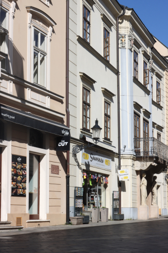 Ilesházyho palác. 18. storočie. Ventúrska ulica. Zdroj info - PÚ SR