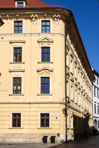 De Pauliho palác. 18. storočie. Ventúrska ulica. Zdroj info - PÚ SR