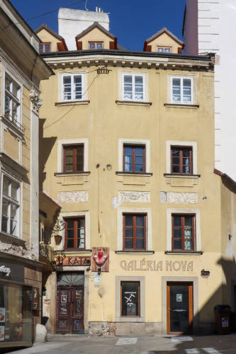 Rodný dom J.N. Batku. Pôvodne 16. storočie. Baštová ulica. Zdroj info - PÚ SR