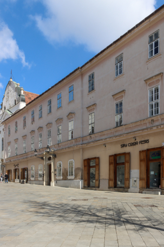 Františkánsky kláštor. 14. storočie. Františkánske námestie. Zdroj info - PÚ SR