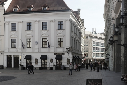 Jeszenákov palác. Pôvodne 15. storočie. Hlavné námestie. Zdroj info - PÚ SR