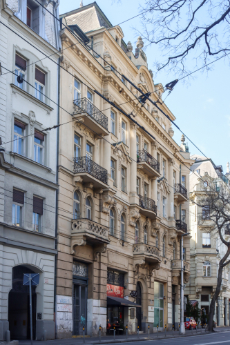Bytový dom. Začiatok 20. storočia. Štefánikova ulica. Zdroj info - PÚ SR