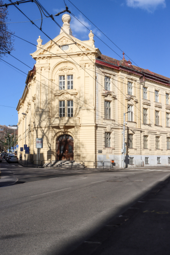 Bývalé evanjelické lýceum. 19. storočie. Palisády. Zdroj info - PÚ SR