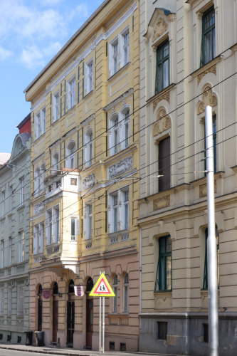 Bytový dom. Začiatok 20. storočia. Palisády. Zdroj info - PÚ SR
