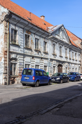 Habermayerov palác. 17. storočie. Panenská ulica. Zdroj info - PÚ SR