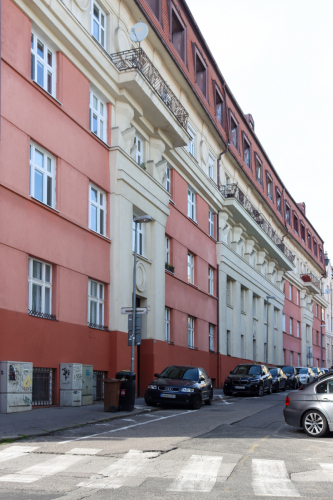 Bytový dom. Prvá republika. Štetinova ulica. Zdroj info - PÚ SR