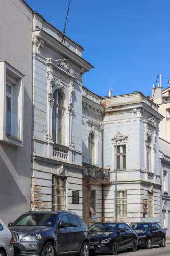Georgievičov palác. Pred rokom 1885. Panenská ulica. Zdroj info - PÚ SR