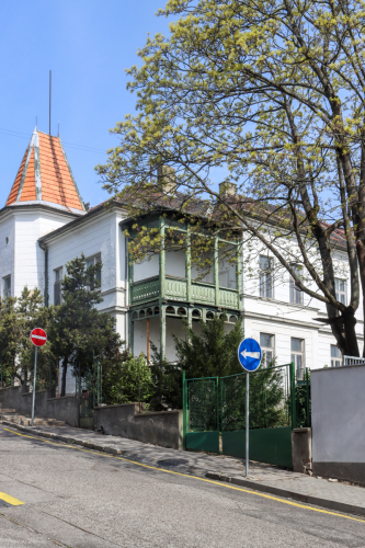 Vila. Okolo roku 1890. Kuzmányho ulica. Zdroj info - PÚ SR
