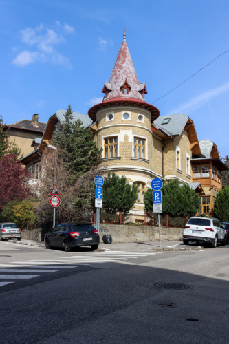 Vila. Zrejme záver 19. storočia. Ulica Fraňa Kráľa. Zdroj info - PÚ SR