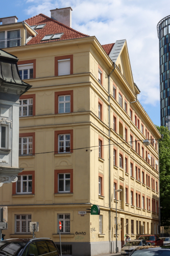 Bytový dom. Prvá republika. Grösslingová ulica. Zdroj info - PÚ SR
