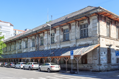 Bývalý učiteľský ústav. 19. storočie. Lazaretská ulica. Zdroj info - mestský zoznam pamätihodností