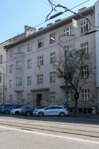 Bývalá Štátna/Krajinská nemocnica. Prvá republika. Mickiewiczova / Radlinského ulica. Zdroj info - PÚ SR