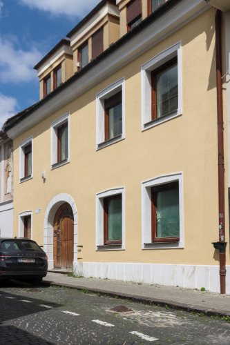 Pamätný dom Juraja Palkoviča a redakcie Tatranky. Jozefská ulica. Zdroj info - mestský zoznam pamätihodností